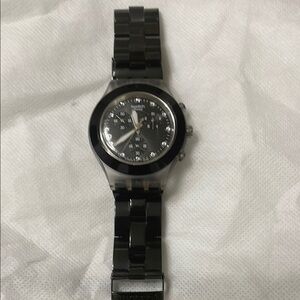 Swatch Black Analog Watch